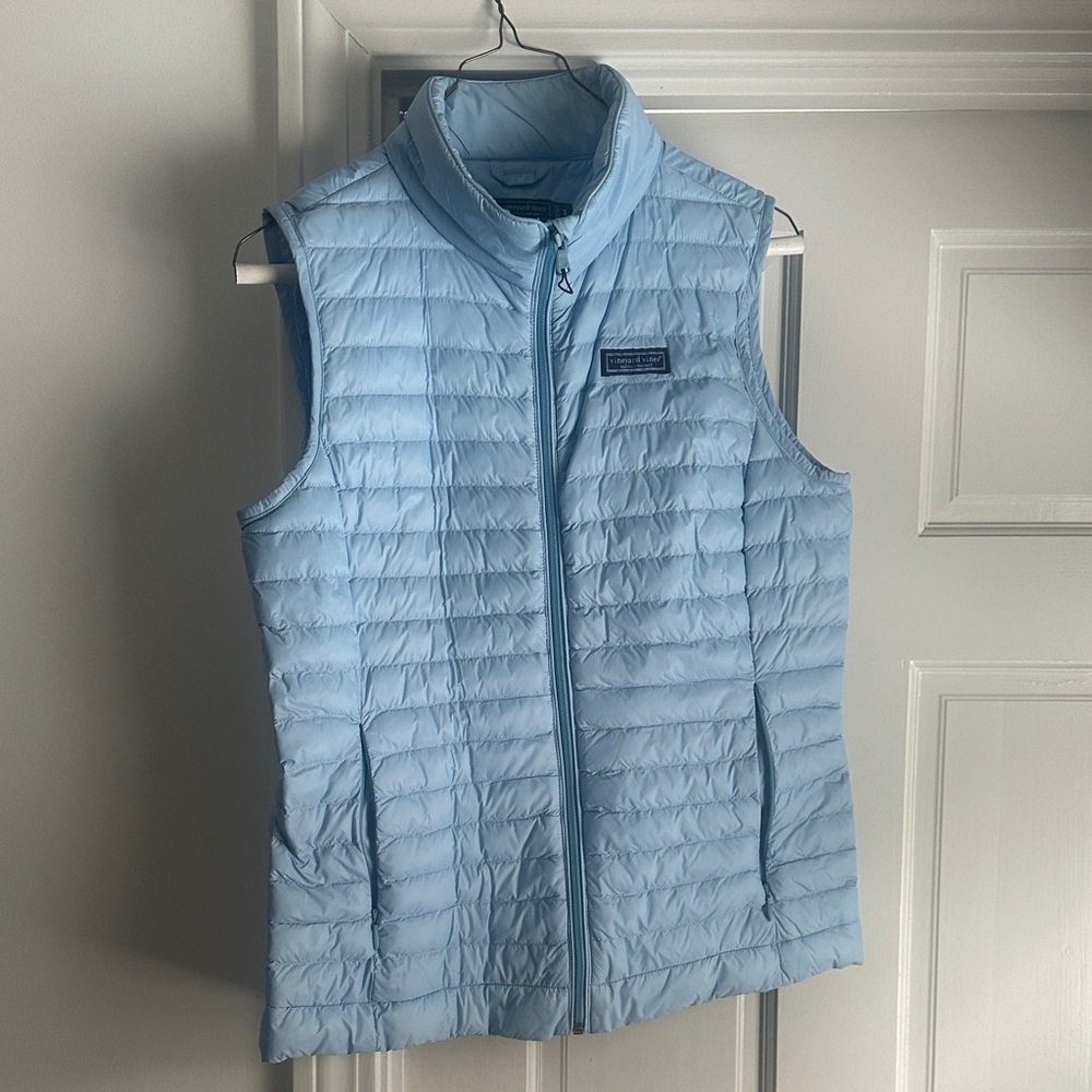 Light Blue Puffer Vest